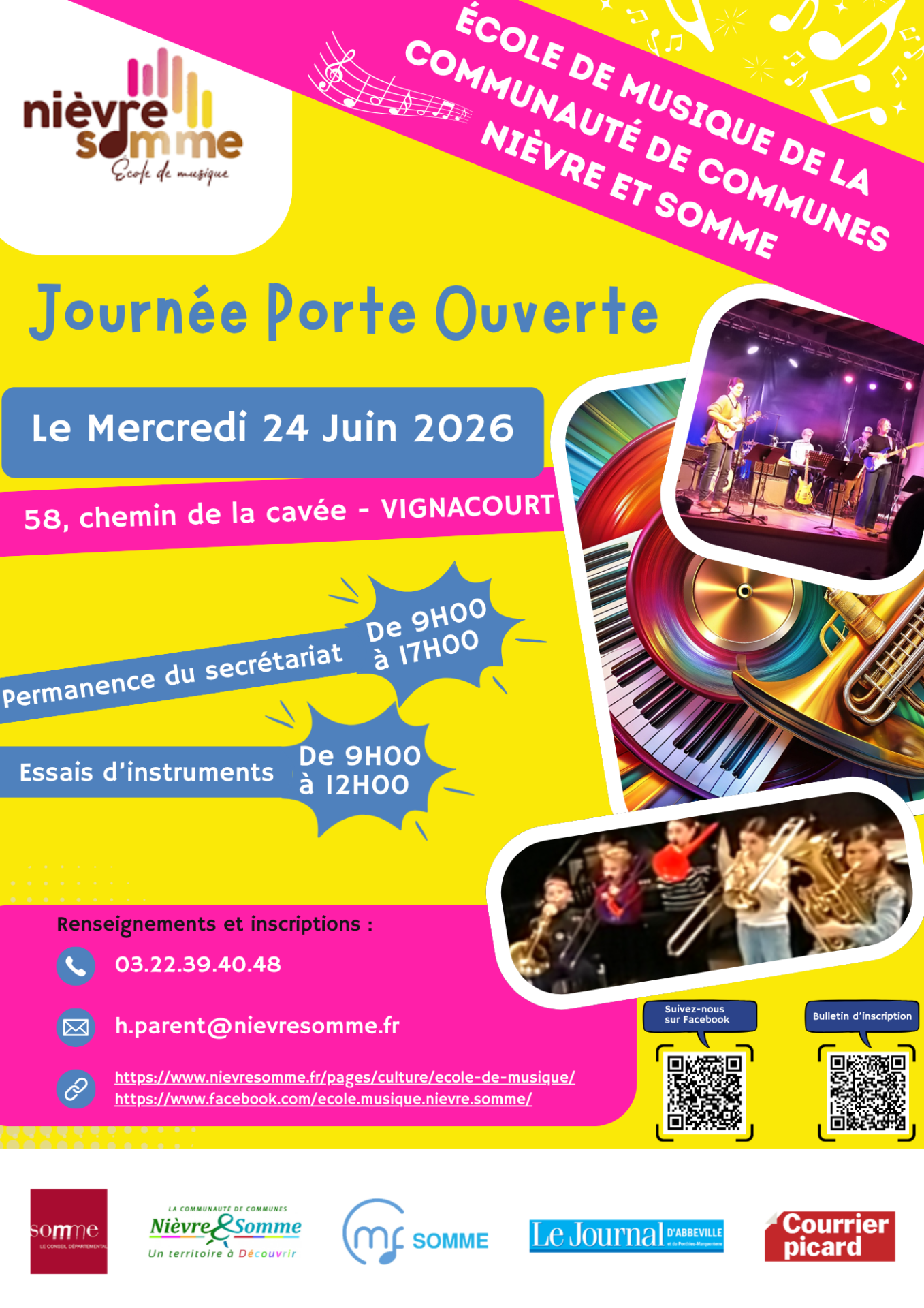 Journee porte ouverte école de musique